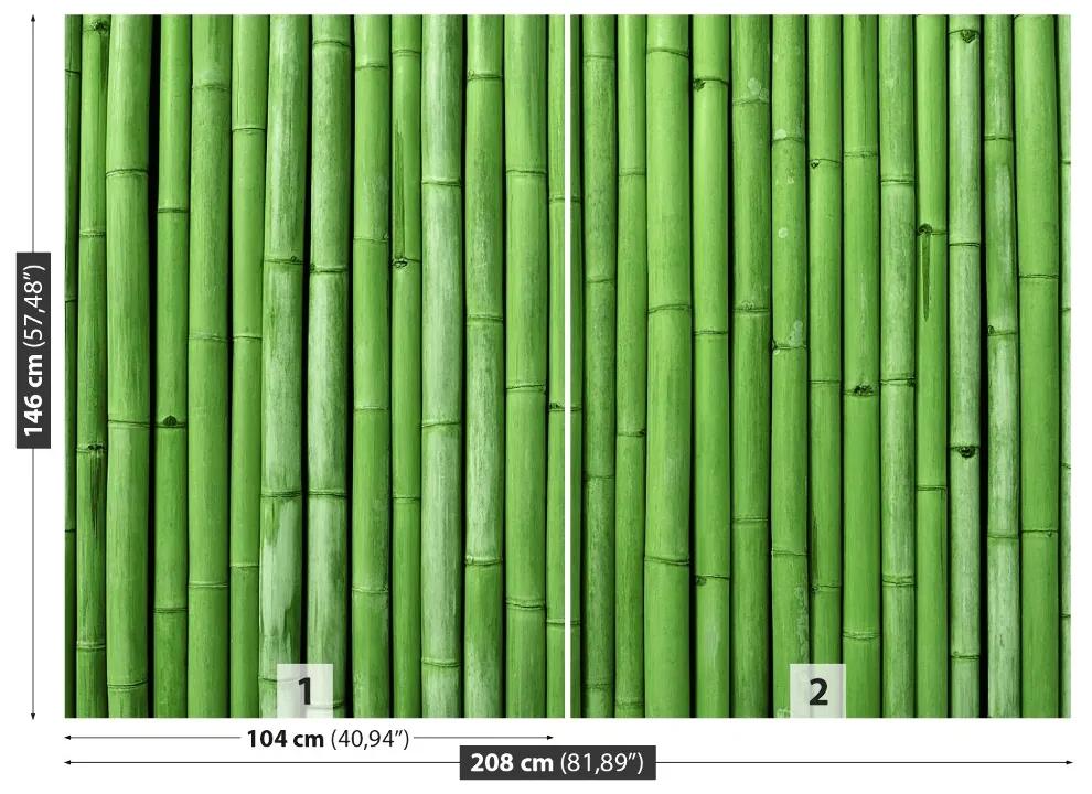 Carta da parati Bamboo verde 104x70 cm