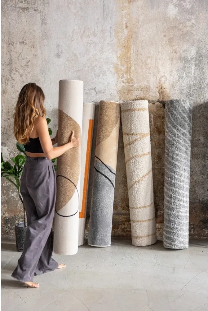 Tappeto beige 120x180 cm Abstracta – Universal