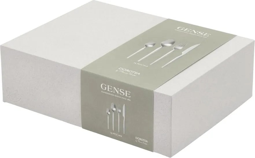 Posate argentate in acciaio inox 16 pz Dorotea – Gense