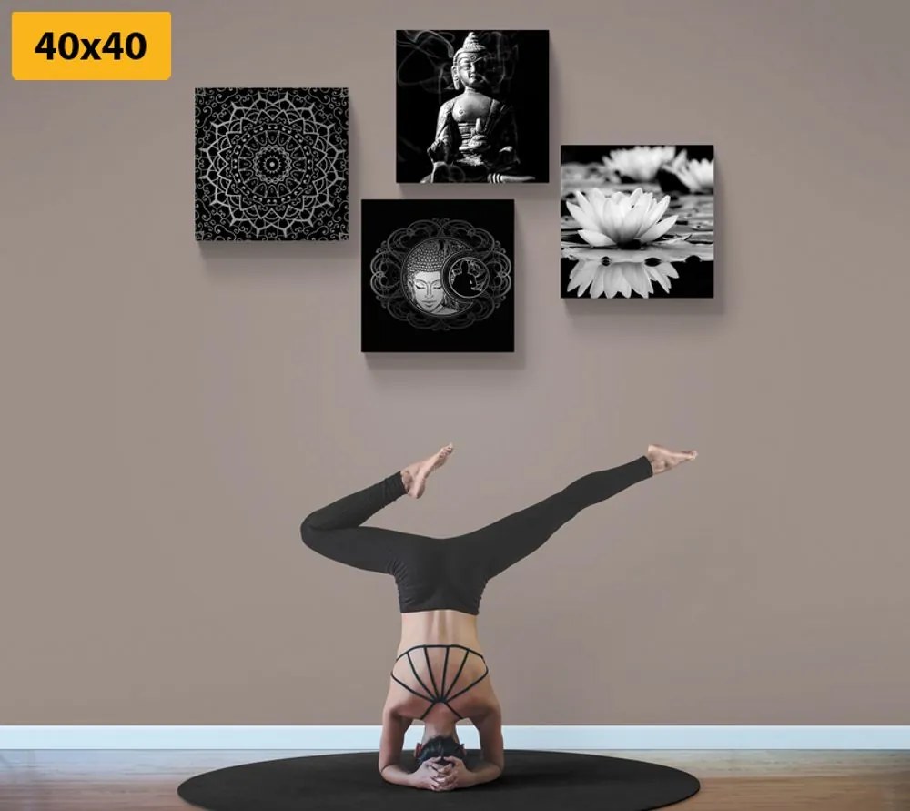 Set di quadri – Buddha tranquillo