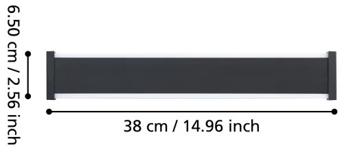 Eglo 900676 - Applique a LED da esterno NEVIANO 2xLED/3,7W/230V 3000K IP55