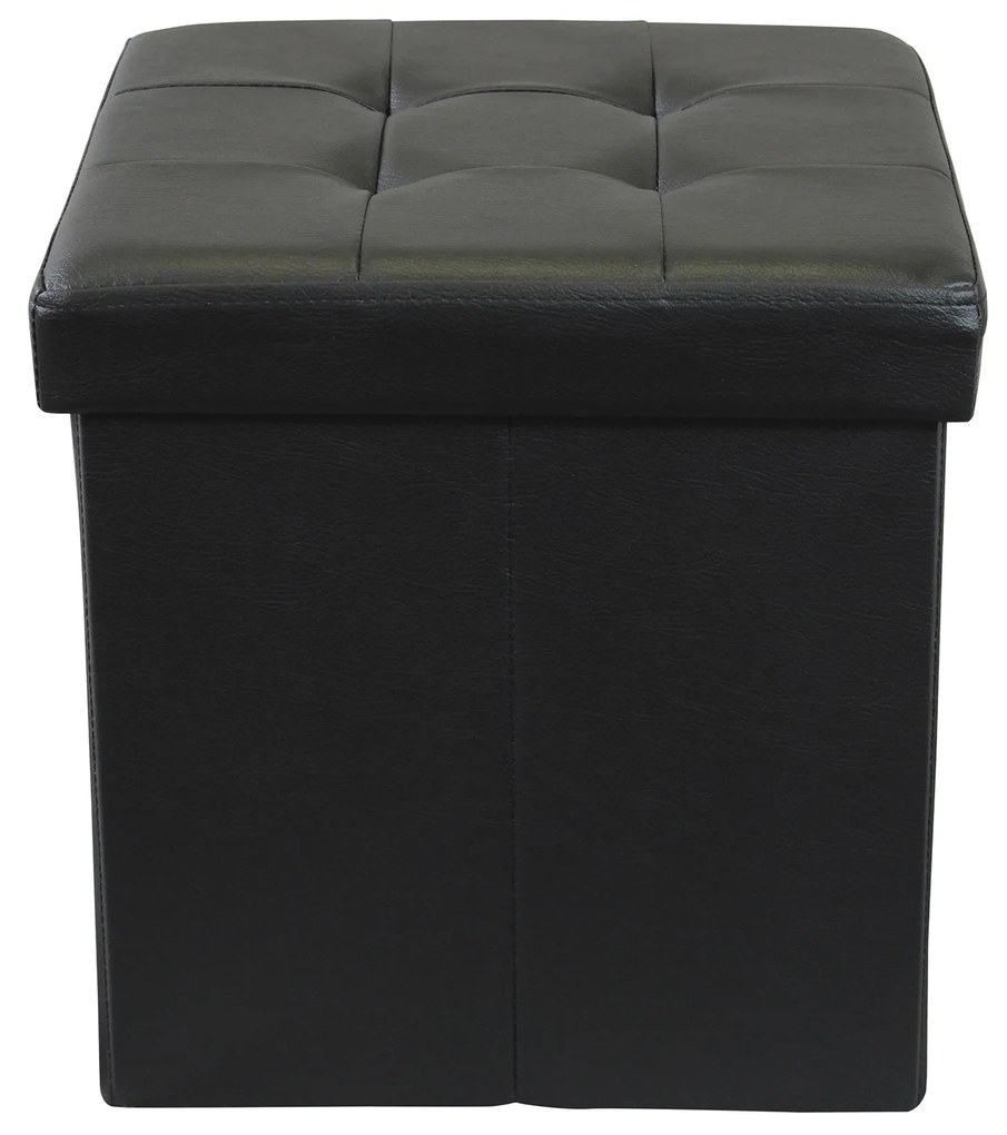 ZARA - pouf quadrato in ecopelle