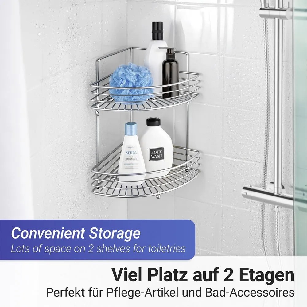 Mensola angolare per il bagno Milano - Wenko