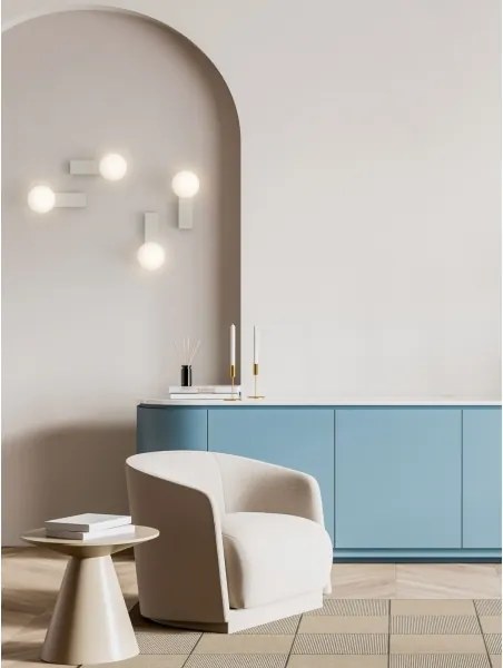 Open Design OR85549 - Applique da parete per bagno BOLETTA 1xG9/8W/230V IP44 beige