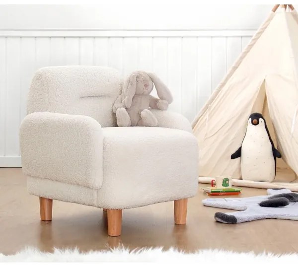 Poltroncina per bambini LORY bianca