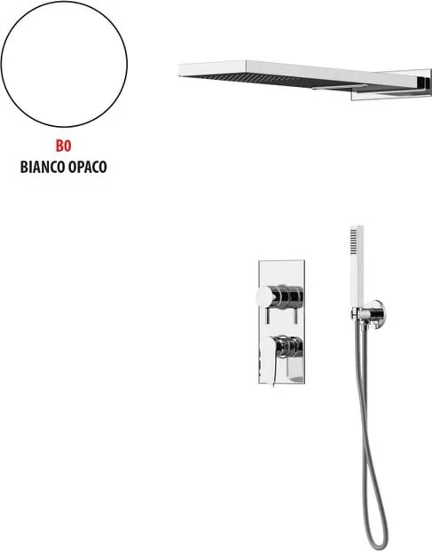 Kit incasso doccia Soffio c/GBOX bianco