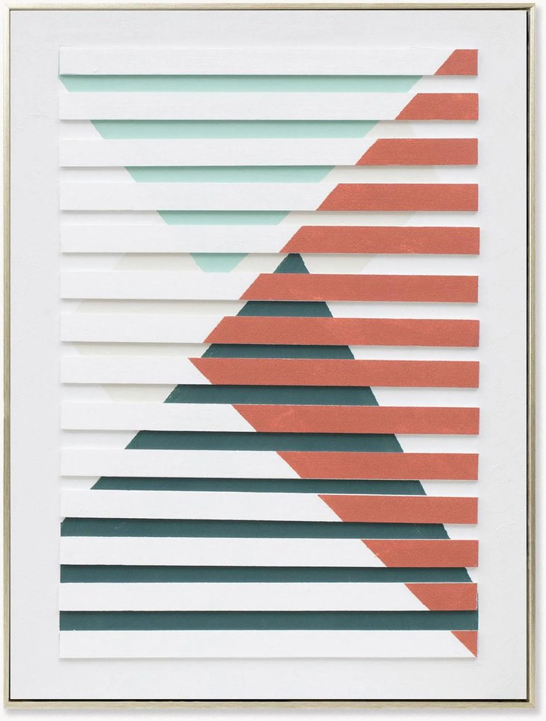 Quadro su tela dipinto a mano Bauhaus