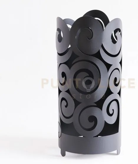 Porta ombrelli origale riccioli nero