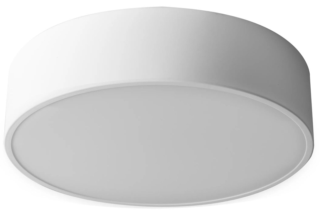 Lampada Plafoniere 30cm Rotonda Bianco Da Soffitto app641-3c