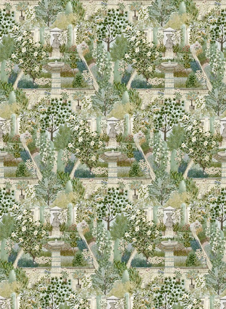 Sanderson Carta da parati Carpet Garden - Paradise