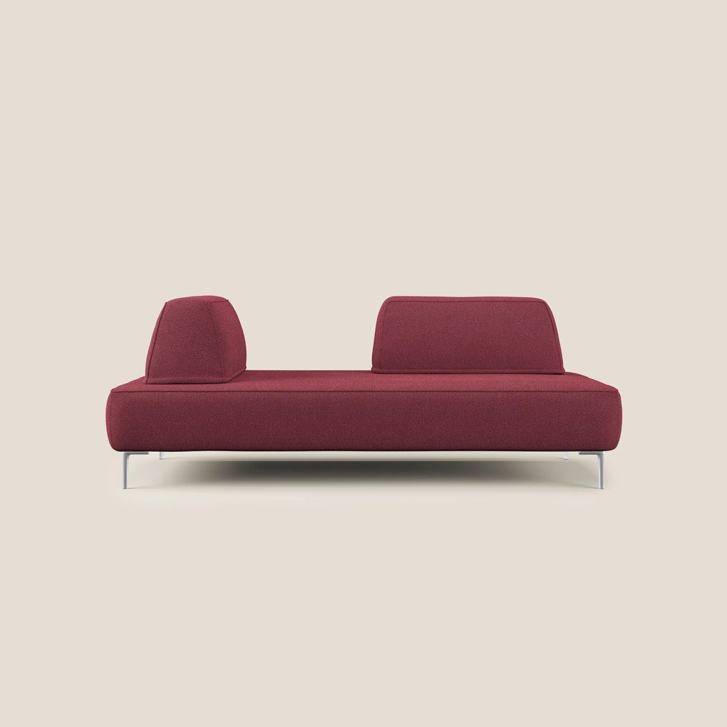 Newton divano modulare con schienali movibili T07 rosso