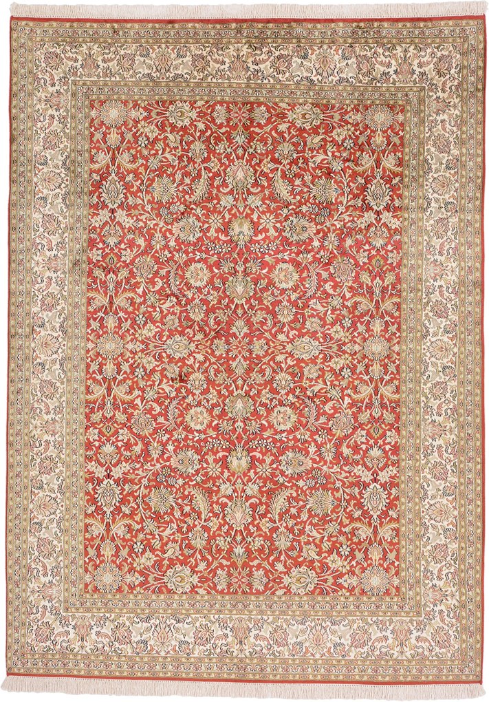 Cashmere Silk Tappeto orientale 160 x 220 (Indian) Annodato A Mano