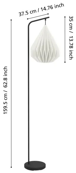 Eglo 43895 - Lampada con piedistallo MINTING 1xE27/25W/230V