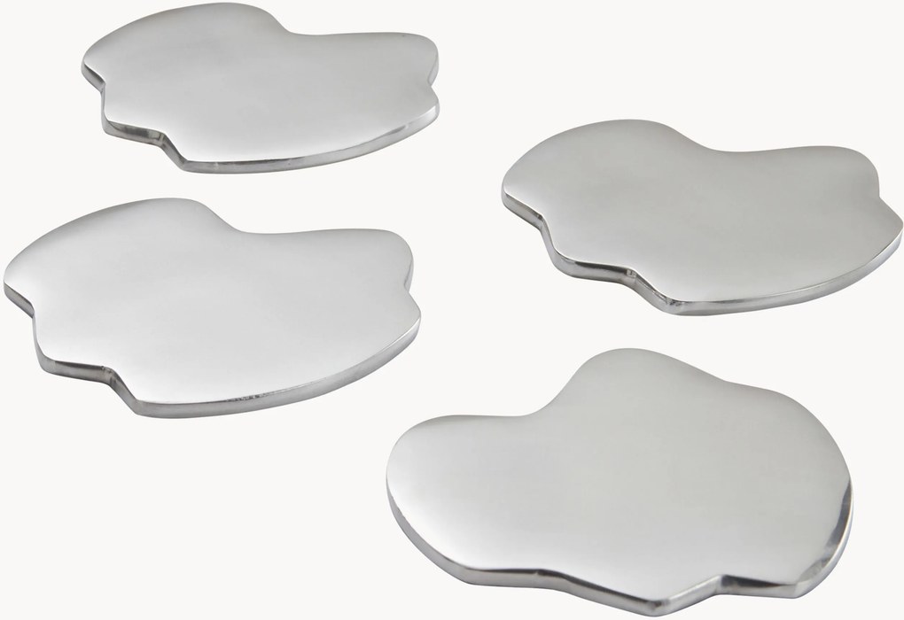 Set di 4 sottobicchieri dalla forma organica Micah
