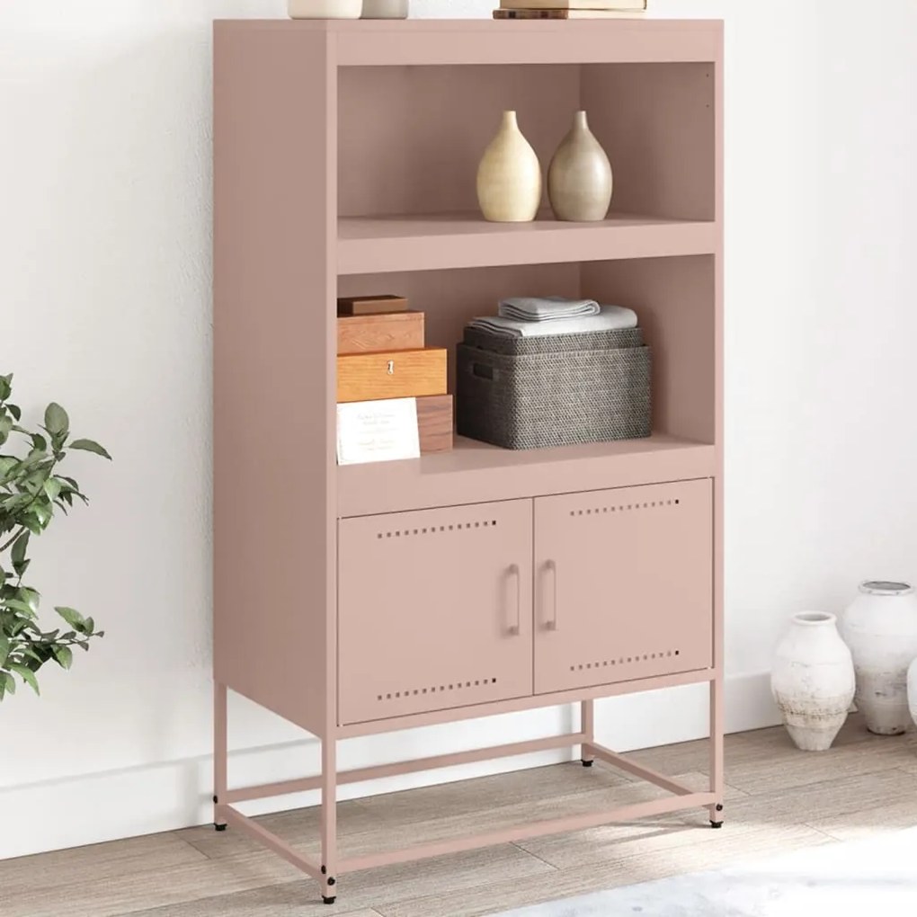 Credenza Giallo Senape 68,5x38,5x107 Cm İn Acciaio /