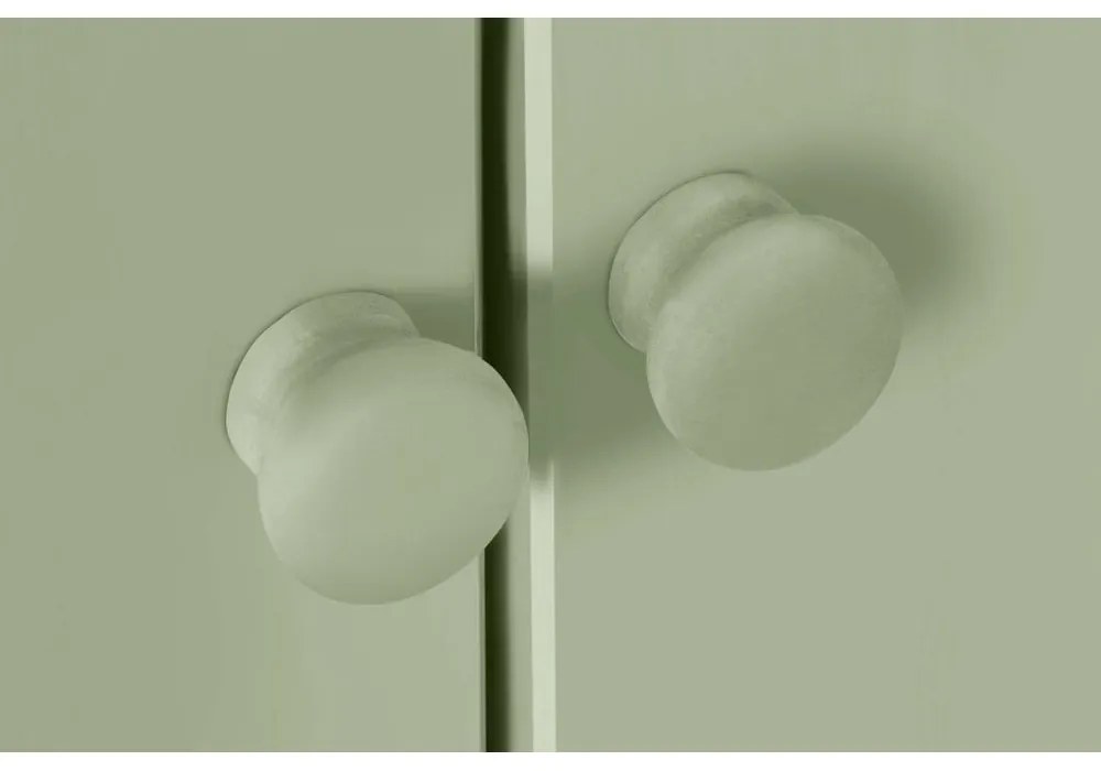 Madia in legno di pino verde chiaro 100x110 cm Bertram - Støraa