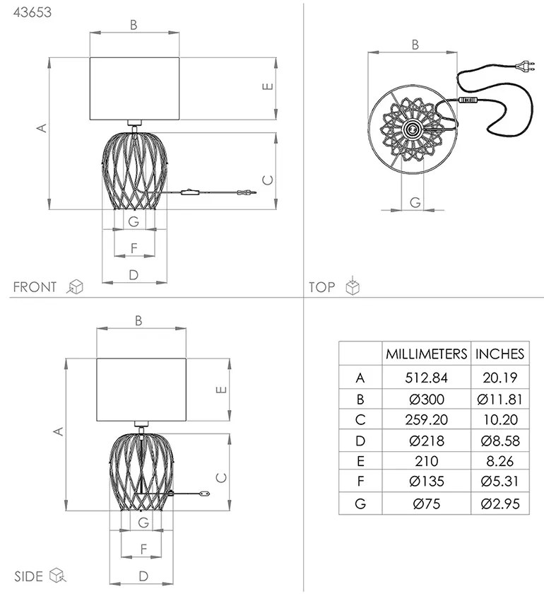 Lampada Da Scrivania Industrial Nimlet 1 Luce Acciaio Nero Diffusore Nero