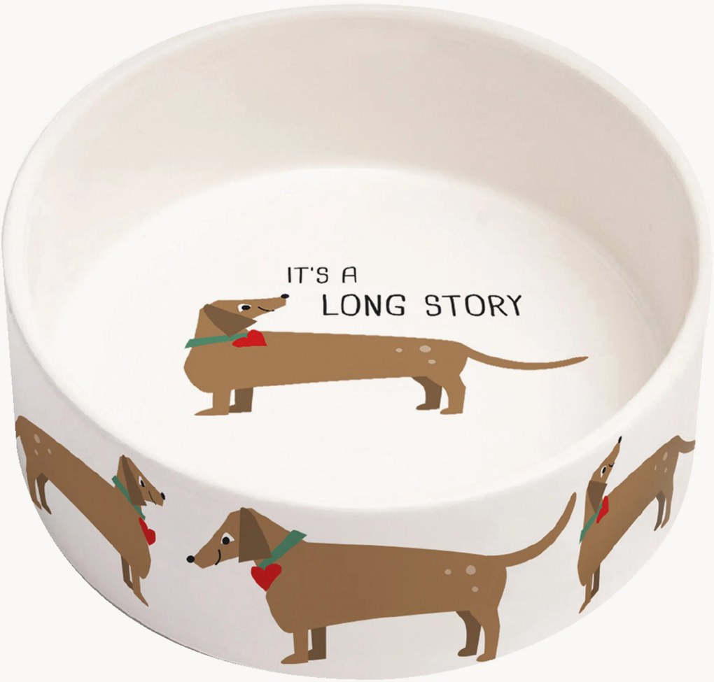 Ciotola per cani in New Bone China Long Story
