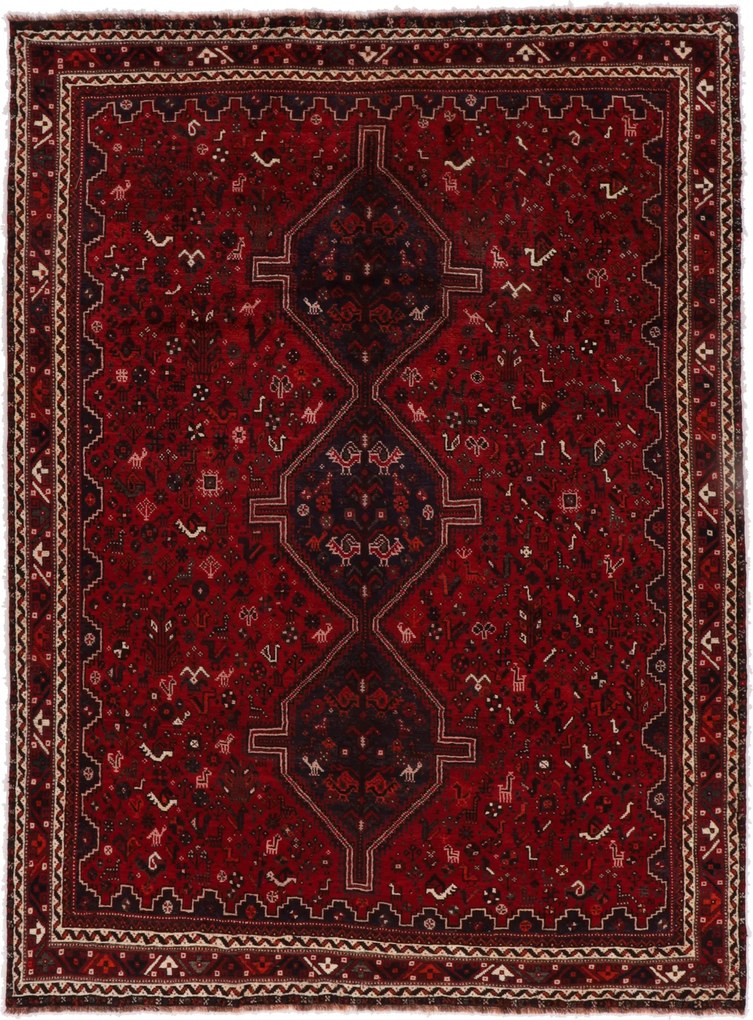 Shiraz Tappeto 300 x 220 (Iran) Annodato A Mano