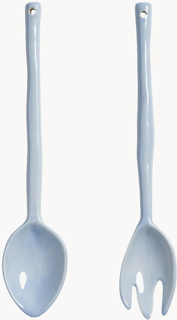 Set di 2 posate da insalata fatte a mano Boavista