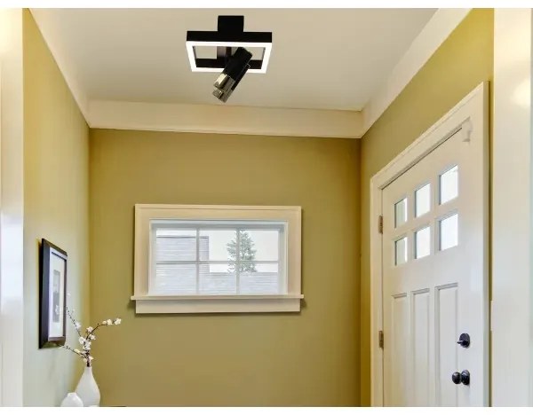 Plafoniera LED dimmerabile LED/50W/230V 3000-6500K nero + telecomando