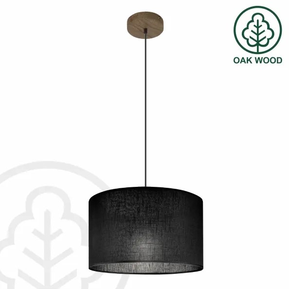 Brilagi - LED Lampadario a cavo ANTHONY 1xE27/60W/230V rovere/noce/nero