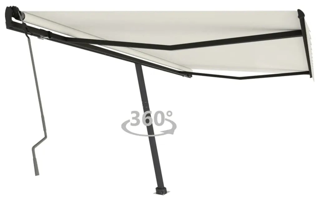 Tenda Da Sole Manuale Autoportante 450x350 Cm Crema /