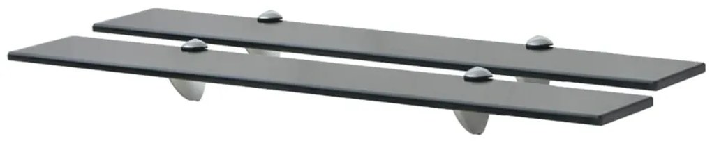 Mensole Galleggianti 2 Pz İn Vetro 70x10 Cm 8 Mm /