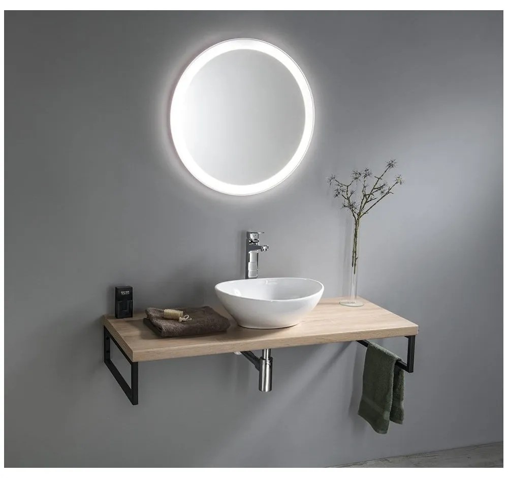 Lavabo bianco in ceramica 42x34 cm Aqualine – Sapho