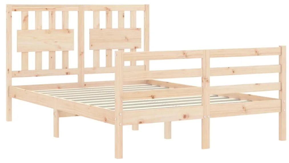 Giroletto con testiera 140x190 cm in legno massello