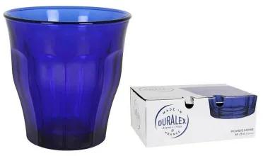 Set di Bicchieri Duralex Picardie Cristallo Azzurro 250 ml (6 Unità)