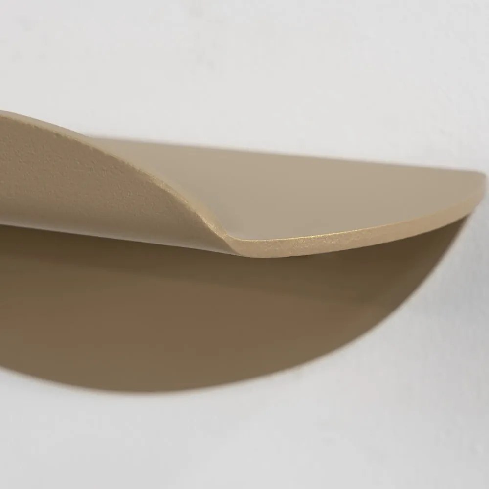 Mensola beige in metallo 34 cm Pipa – Spinder Design