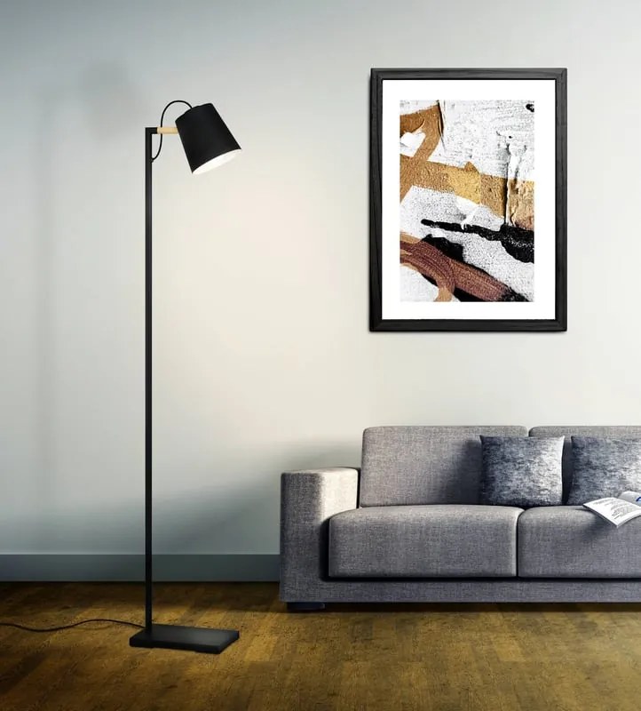 Lampada da terra Lacey in acciaio, H 159.5 cm, E27 EGLO
