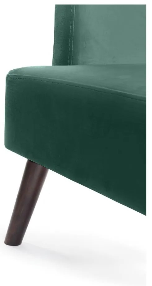 Poltrona in velluto color menta Noemye - Bonami Essentials