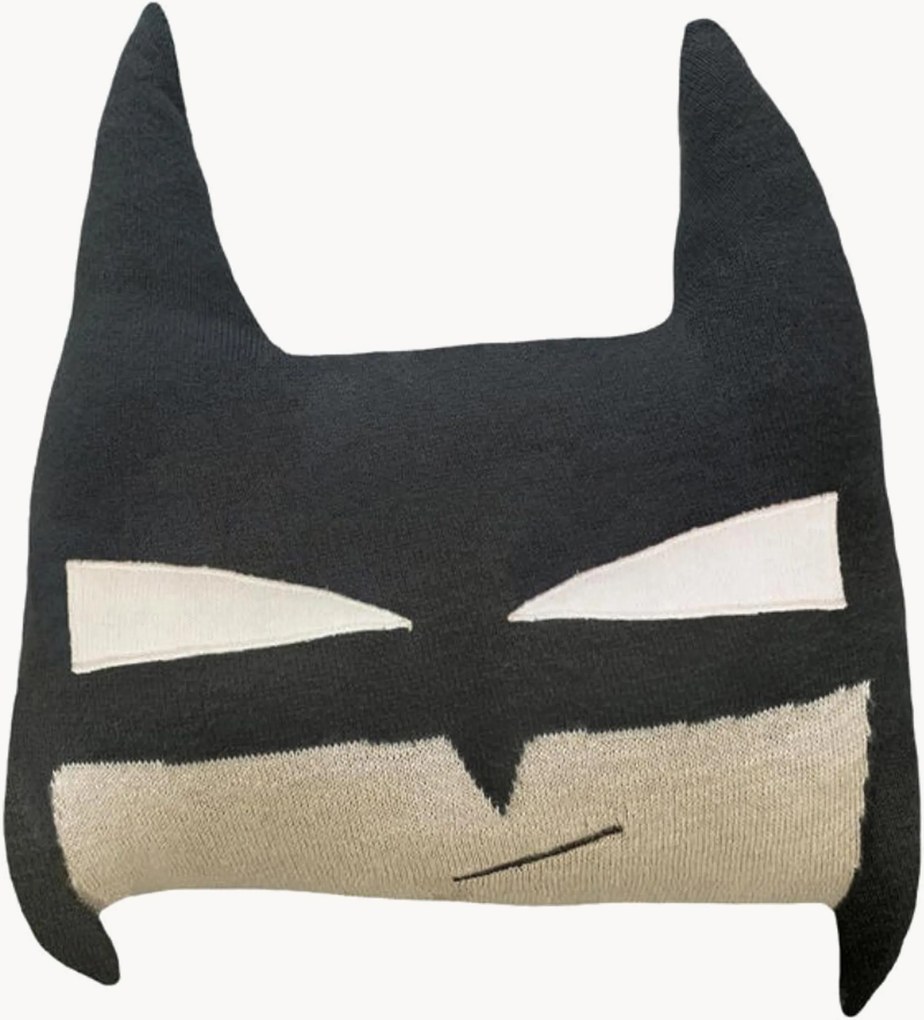 Cuscino morbido fatto a maglia BatBoy