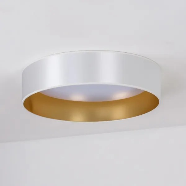 Duolla - Plafoniera LED ROLLER LED/24W/230V diametro 45 cm argento/oro