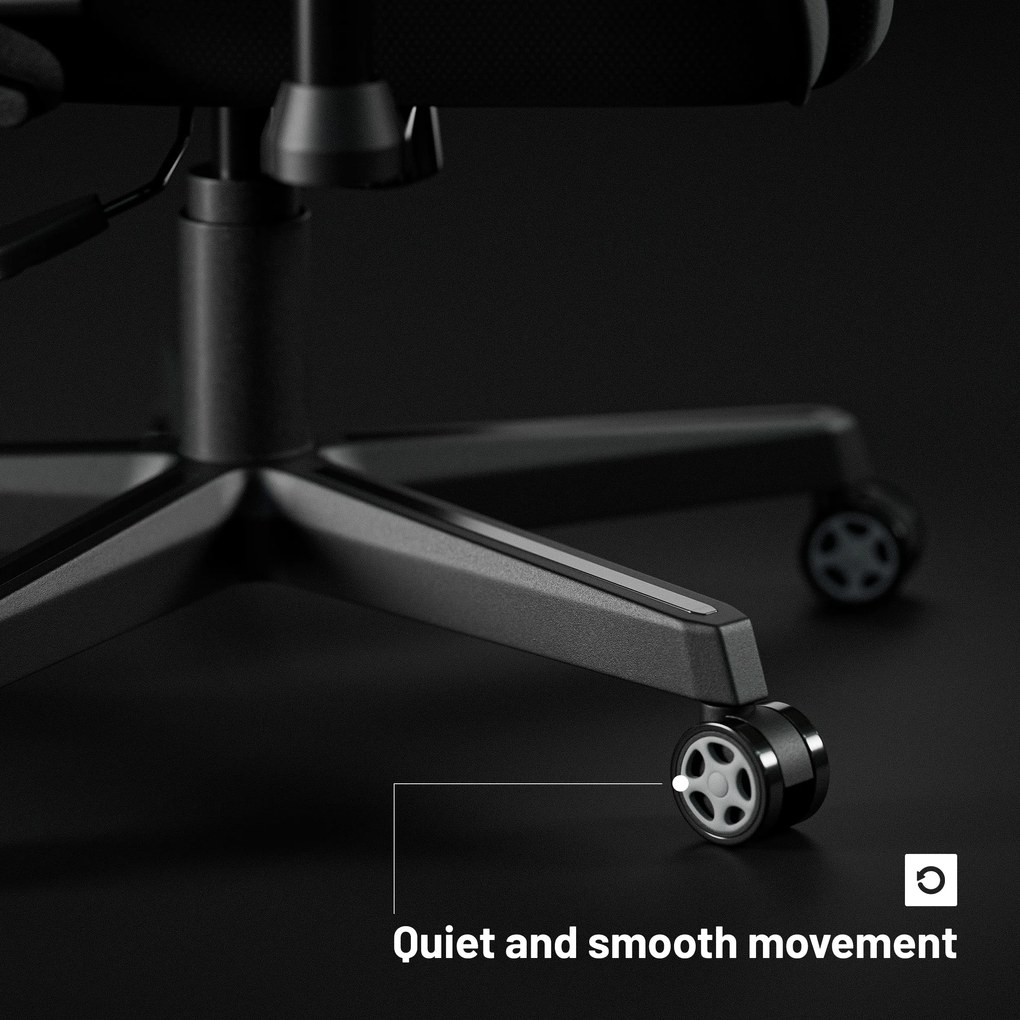 Poltrona da gaming in tessuto grigio Diablo X-Starter