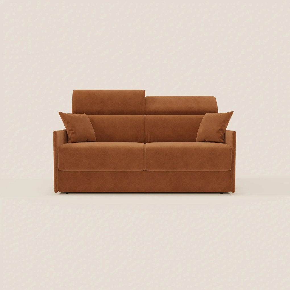 Miryam Divano letto con poggiatesta reclinabili e comfort maxi - design compatto in morbido tessuto smacchiabile T31