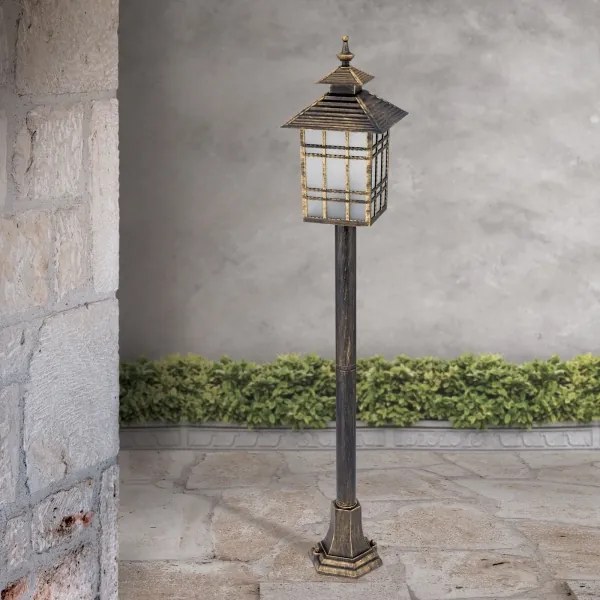 Orion AL 11-1117/1 - Lampada da esterno KIKO 1xE27/11W/230V IP44 bronzo/patina