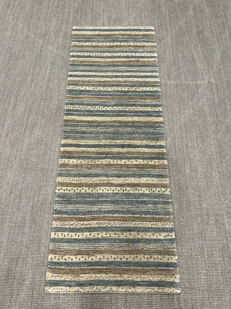 Loribaft Tappeto persiano 200 x 70 Beige (Iran) Annodato A Mano