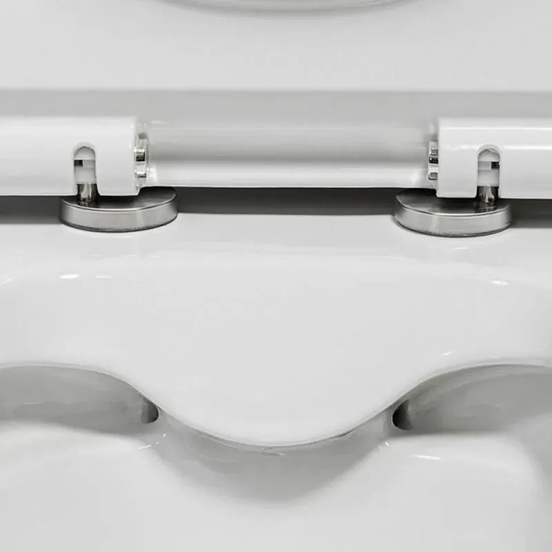 Sanitari filomuro Rimless serie Malaga completo di sedile rallenty