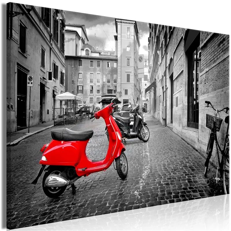 Quadro My Dream (1 Part) Wide  Colore Rosso, Dimensioni e Misure 90x60