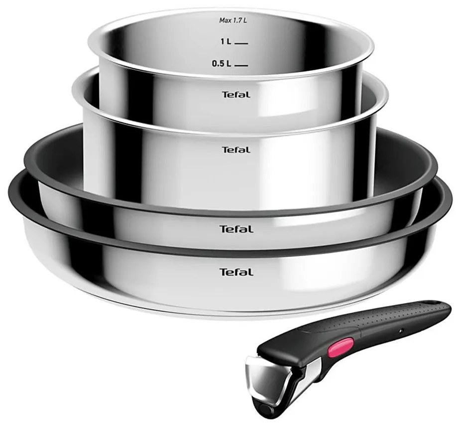 Tefal - Set di pentole 5 pezzi INGENIO COOK in acciaio inox