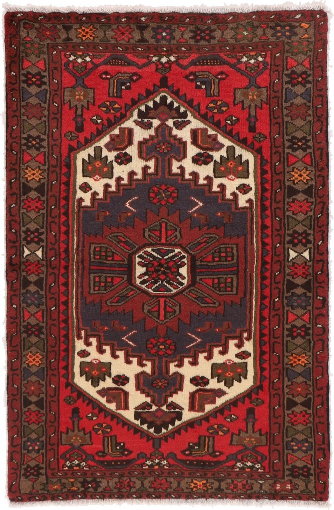 Hamedan Tappeto 150x100 (Iran) Annodato A Mano
