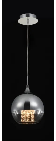 Maytoni P140-PL-110-1-N - Lampadario a sospensione con filo FERMI 1xE27/60W/230V cromo