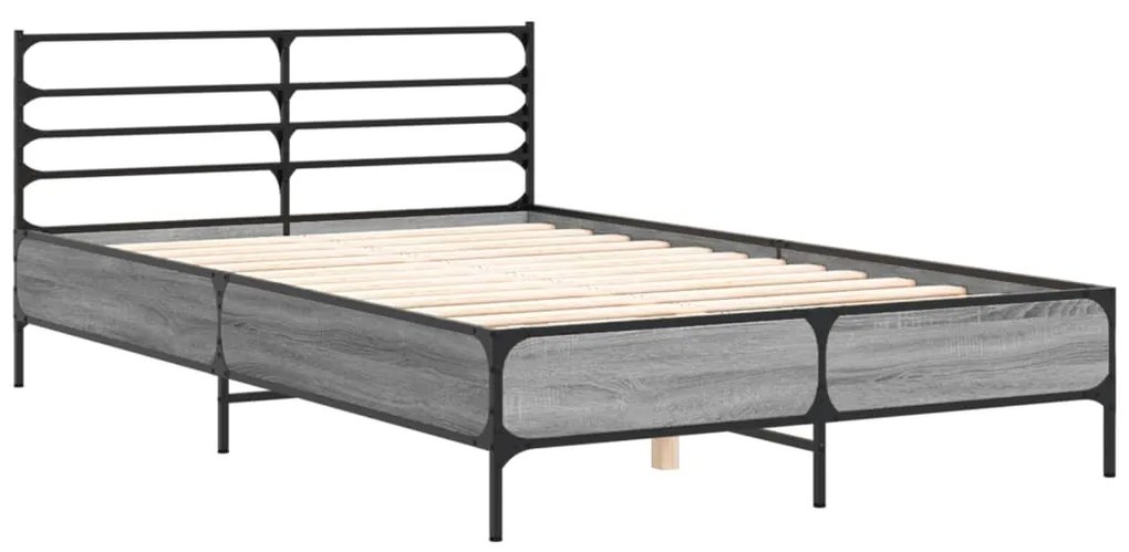 Giroletto grigio sonoma 120x190 cm in legno multistrato metallo