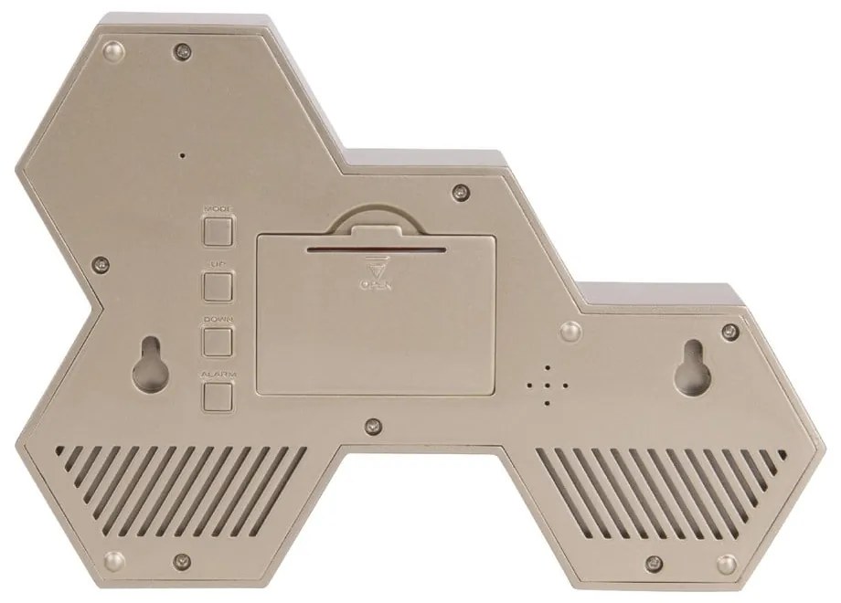 Sveglia gommata in nero e oro Six in the Mix - Karlsson