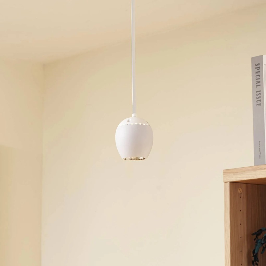 Lampada LED a sospensione Lumaro di Lindby, bianco, Ø 6,2 cm, 48V