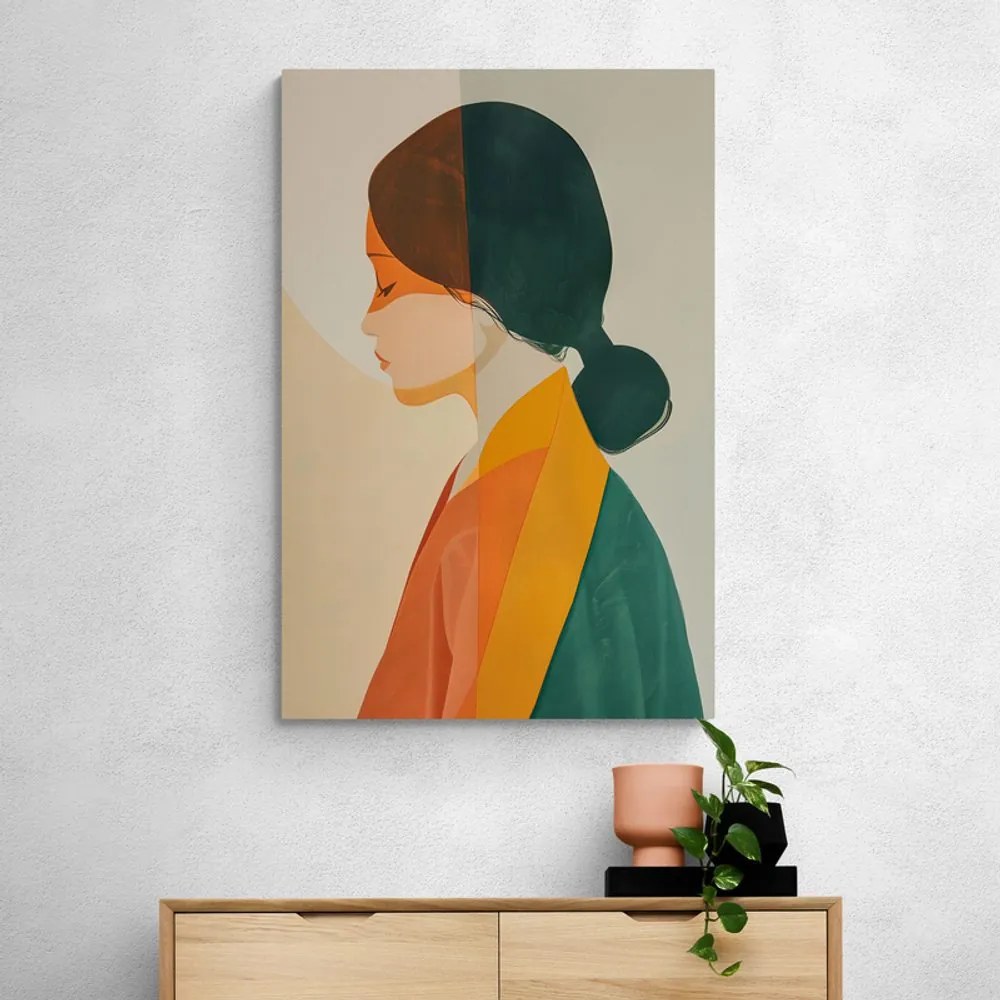 Quadro su tela – Japandi bellezza femminile
