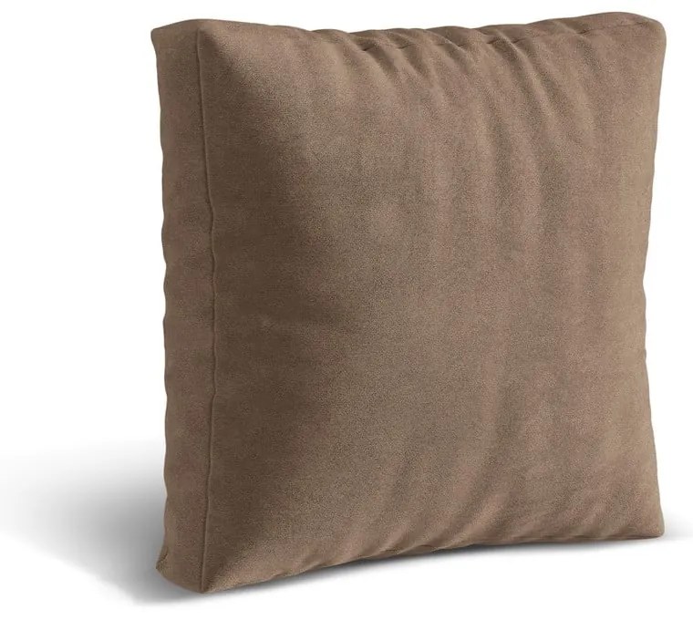 Cuscino per divano componibile marrone chiaro con rivestimento in velluto Martina – Micadoni